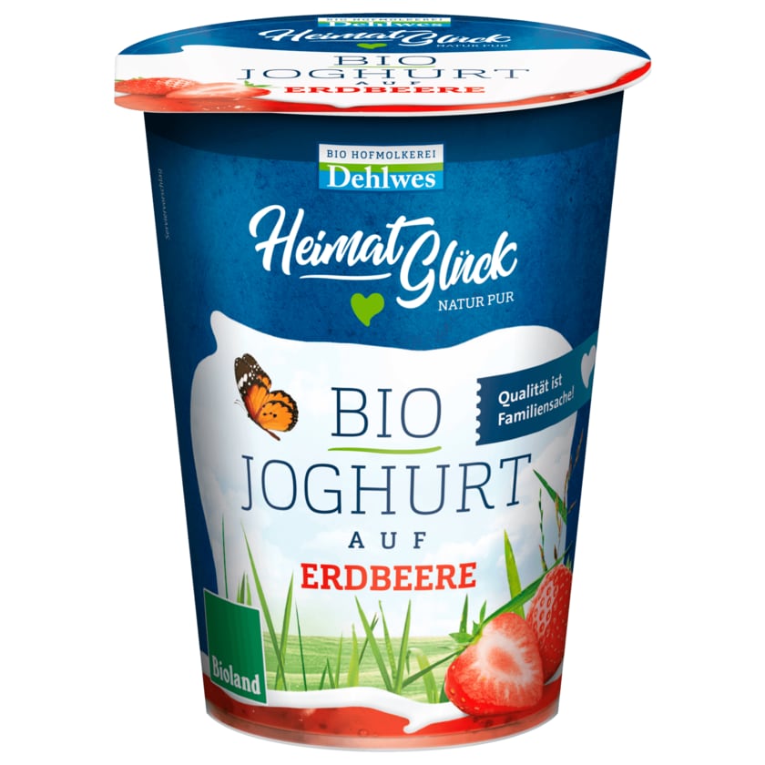 HeimatGlück Joghurt Bio Erdbeere 400g